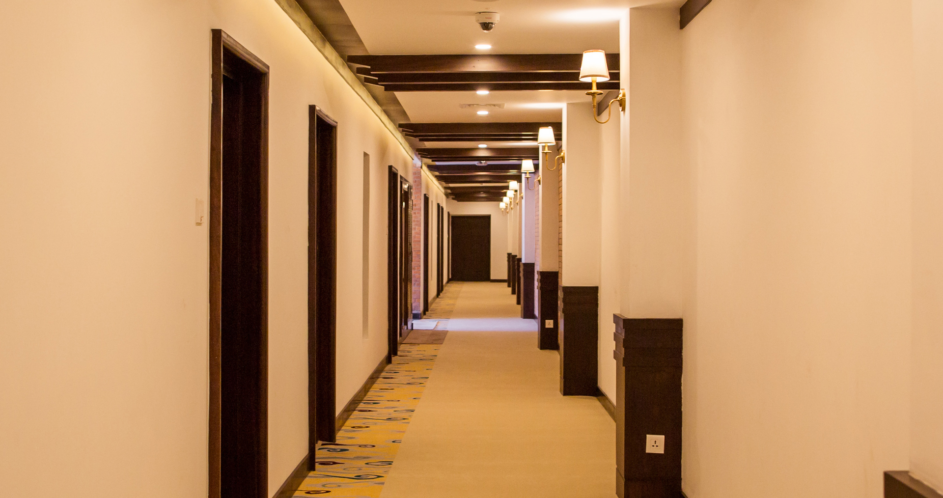 Rooms corridor at Chandragiri Hills Resort