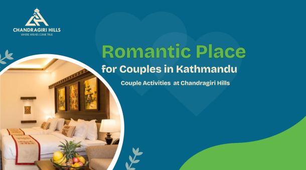 Romantic couple enjoying a moment, with Chandragiri Hills offering scenic views, cozy accommodations, and serene surroundings.