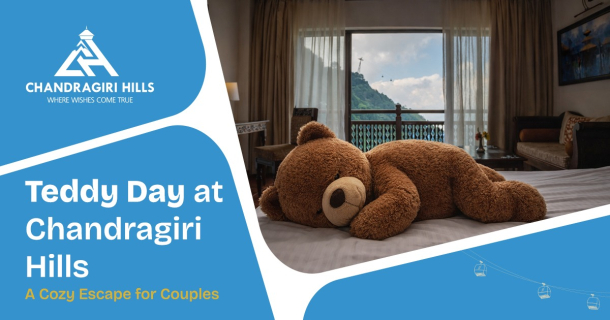 Great view of cable car from presidential suite at Chandragiri Hills Resort