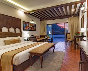 suite room at chandragiri resort