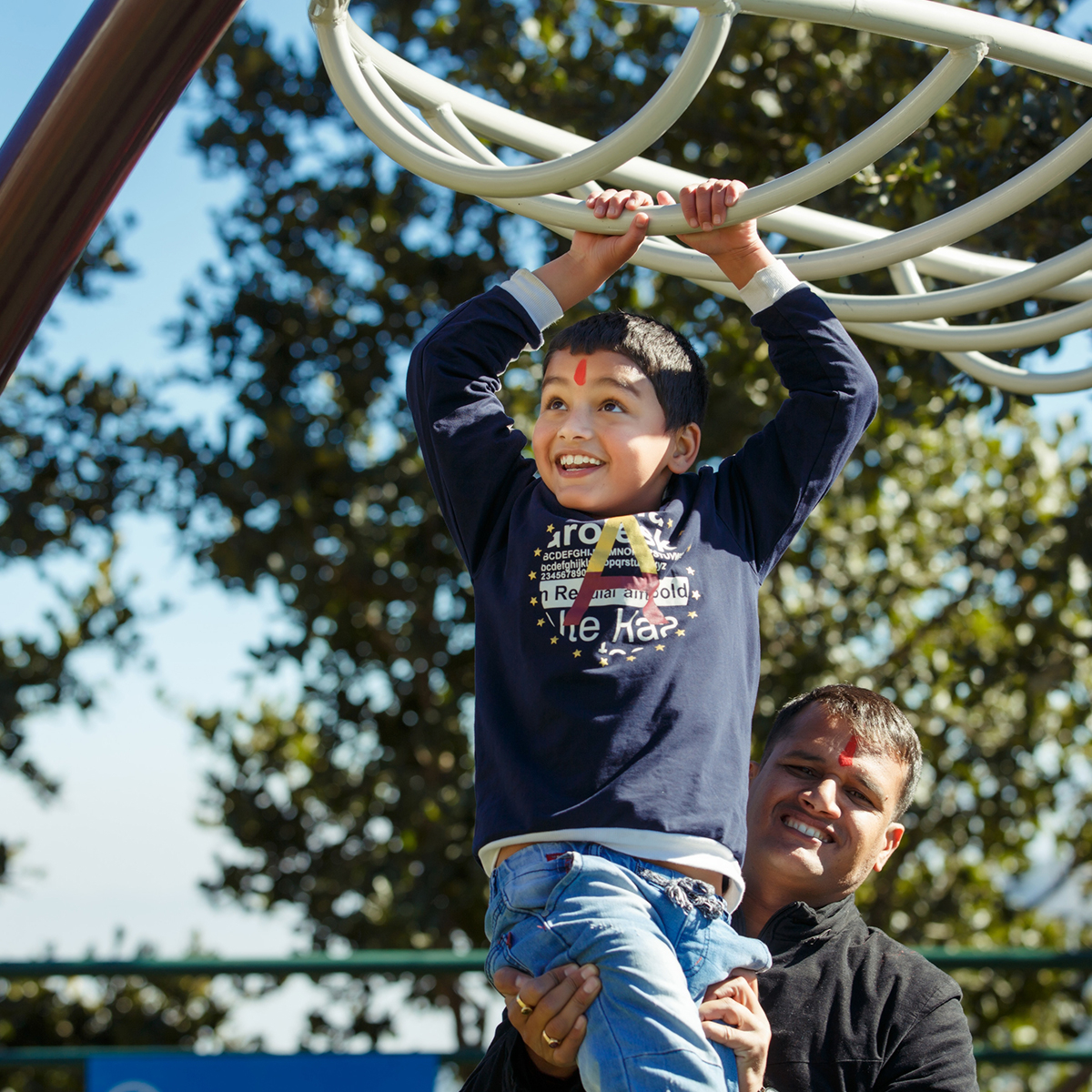 Children playground at Chandragiri Hills