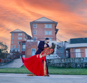 Wedding photoshoot at Chandragiri Hills