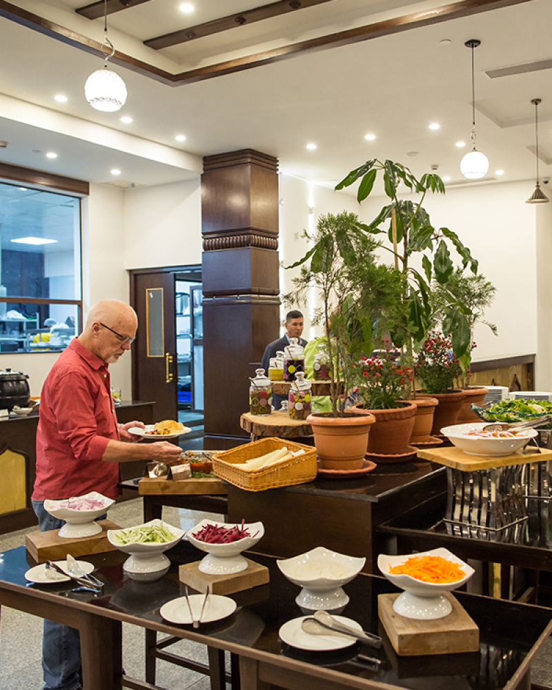 Buffet at Chandragiri Hills Resort