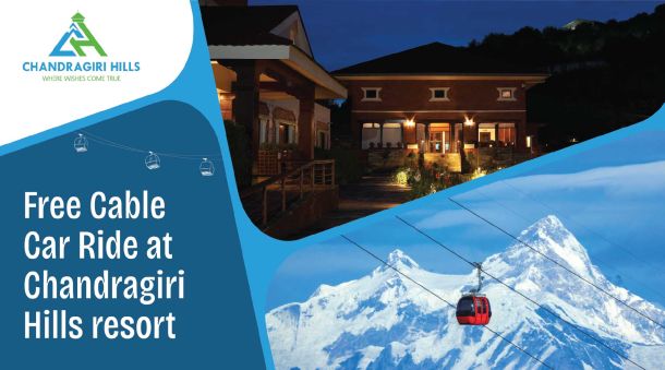 Free cable car access included with Chandragiri Hills Resort booking