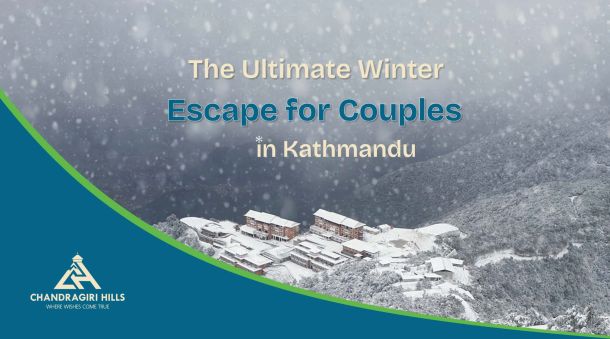 Couples enjoying a romantic winter escape at Chandragiri Hills with breathtaking views and cozy moments.