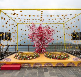 Indain wedding decor - Destination wedding in Nepal